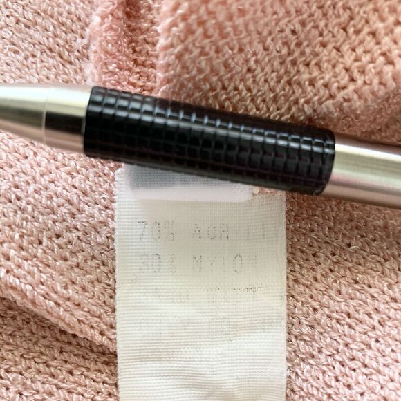 Vintage Anthony Sicari Knit Sweater Sz 10 Bow Embroidered 3/4 Sleeve Top Blouse - Picture 7 of 10